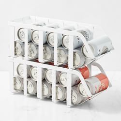 Hold Everything Metal Powder Coat Soda Can Bin