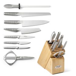 Global Classic Takashi Knife Block, Set of 9
