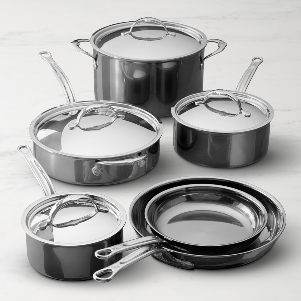 Hestan NanoBond™ Stainless-Steel 10-Piece Cookware Set | Williams