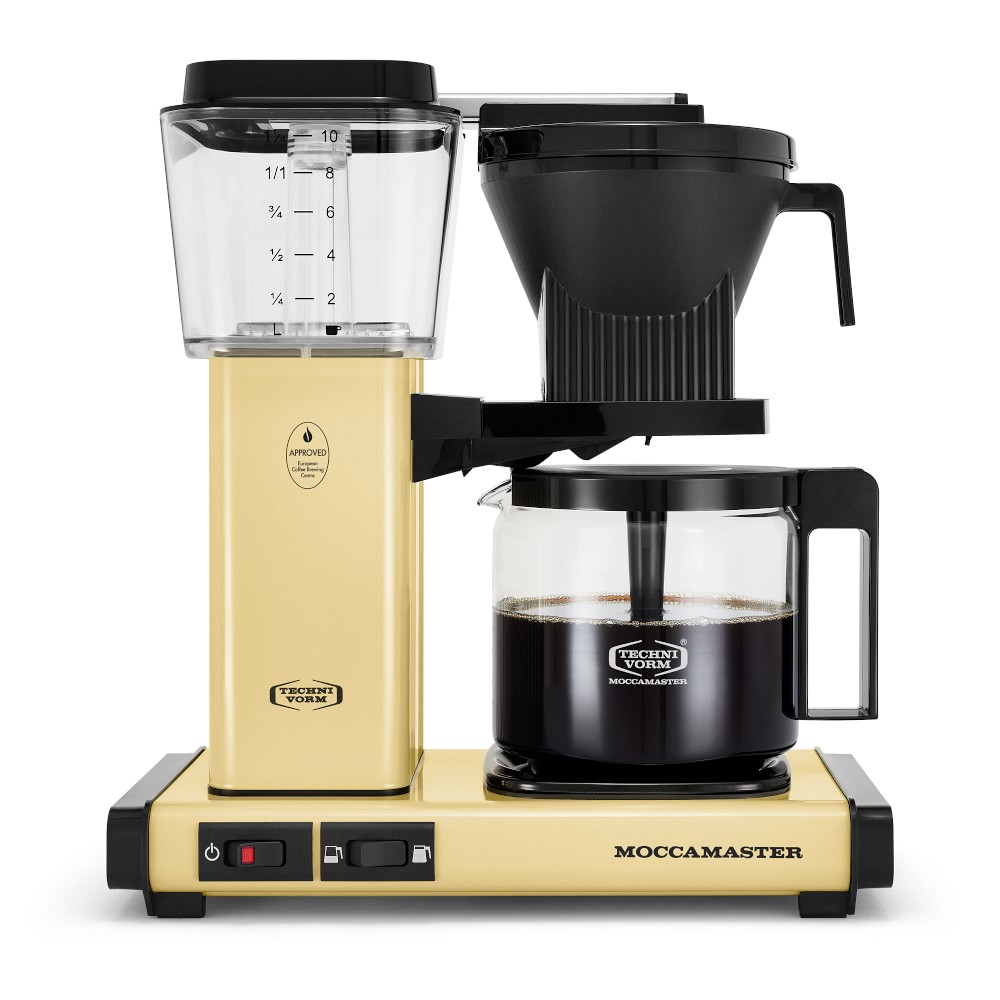 Moccamaster by Technivorm KBGV Select Coffee Maker, 10-cup - Butter Yellow