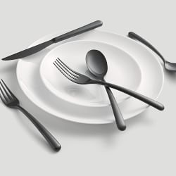 Lenox Soiree 2-Piece Serving Set, Black Satin