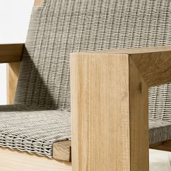 Larnaca Outdoor Teak x All-Weather-Weave Club Chair