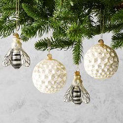 Honeycomb Ornament, Set of 4