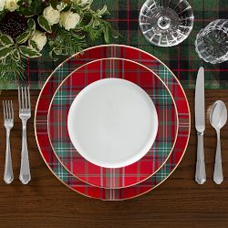 Red Tartan Dinnerware Collection