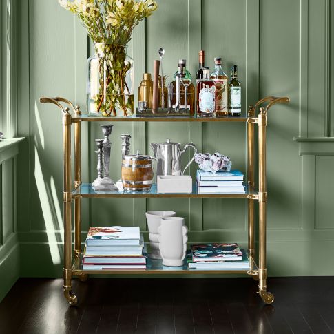How to Style a Bar Cart