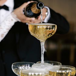 Waterford Lismore Essence 5" x 7" Frame &amp; 2 Waterford Lismore Essence Coupes