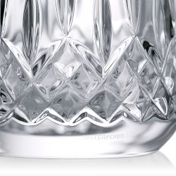 Waterford Lismore Round Decanter &amp; 2 Double Old-Fashioned Glasses
