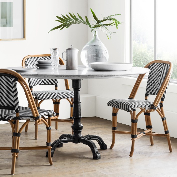 La Coupole Round Iron Bistro Table | Kitchen Table | Williams Sonoma