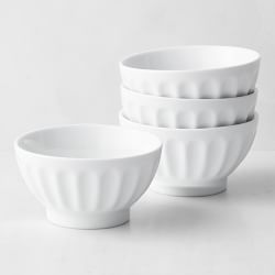 Open Kitchen by Williams Sonoma Porcelain Faceted Bowls
