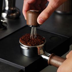 Breville Craft Collection™ Walnut Distribution Duo™ Espresso Distribution Tool