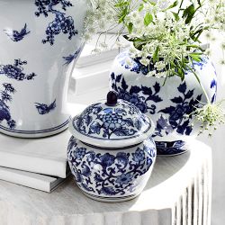 Petite Ginger Jar, Floral Vines