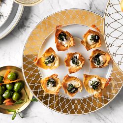 Regency Gold Dinner Plates