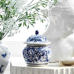 Petite Ginger Jar, Floral Vines