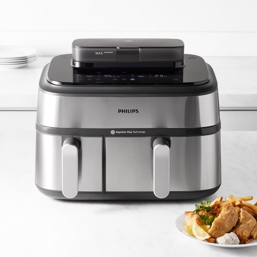 Philips 5000 Series Dual Basket Airfryer, 9 1/2-qt