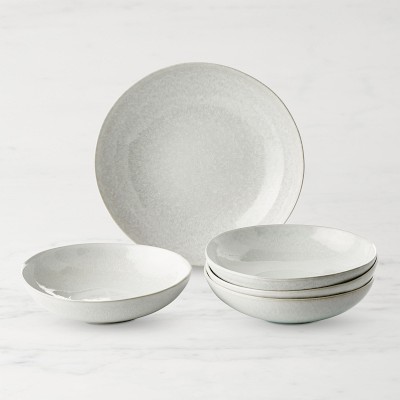 Cyprus Reactive Glaze Pasta Bowl Set with Serving Bowl | Williams