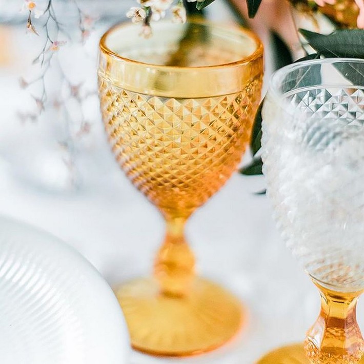 Vista Alegre Bicos Red All Purpose Goblets, Set Of 4 - View #8