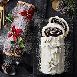 Winter Wonderland Buche De Noel Cake, Serves 15-20