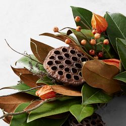 Magnolia Lantern Live Wreath &amp; Garland