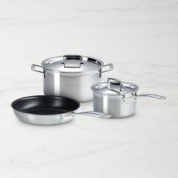 Le Creuset Classic Stainless-Steel Mixed Material 5-Piece Cookware Set