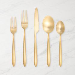 Fortessa Velo 20-Piece Flatware Set, Gold