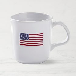 American Flag Mugs, Set of 4