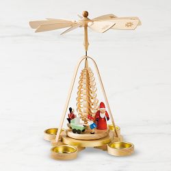 Richard Glaesser Pyramid, Santa with Toys & Tree