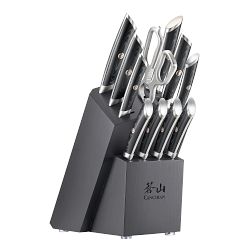 Cangshan Kuro Knife Block, Set of 12