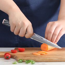 Cangshan Yari Serrated Utility Knife, 5"