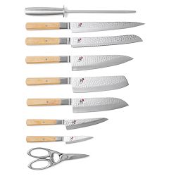 Miyabi Shiro Magnetic Easel Knife Block, Set of 10