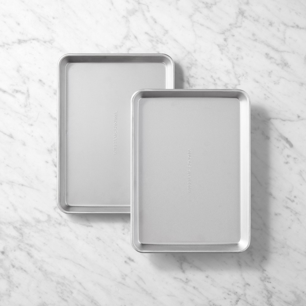 Williams Sonoma Traditionaltouch™ Non Corrugated Half Sheet Pan | Set of 2