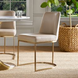 Bradley Upholstered Curved Back Dining Side Chair