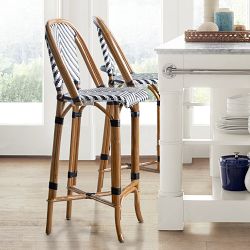 Parisian Bistro Woven Counter Stool