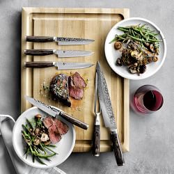 Shun Premier Carving Knife &amp; Meat Fork Set