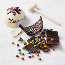 Personalized Chocolate Breakable Birthday Cupcake