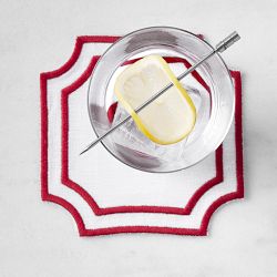 Cartouche Heart Coasters, Set of 4