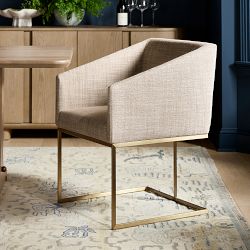 Bradley Upholstered Square Back Dining Armchair