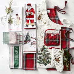 Snowman Embroidered Towels, Set of 2