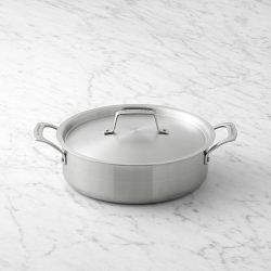 Le Creuset Essential Stainless-Steel Rondeau, 4 1/2-Qt