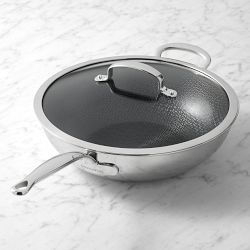 GreenPan™  Premiere Max Stainless-Steel Ceramic Nonstick Hybrid Wok, 12"