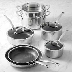 GreenPan™ Premiere Max Stainless-Steel Ceramic Nonstick Hybrid 11-Piece Cookware Set