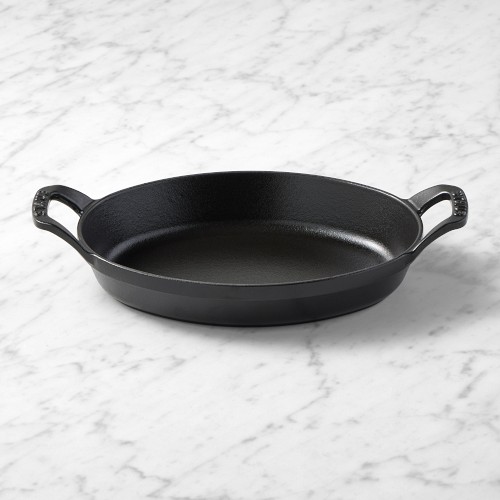 Staub Enameled Cast Iron Oval Gratin, 9.5