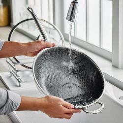 GreenPan™ Premiere Max Hybrid Stainless-Steel Ceramic Nonstick  Wok, 12"