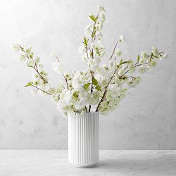 Williams Sonoma Faux Floral Branch Stem, White Blossom