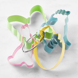 Easter Colored Cookie Cutters on Ring