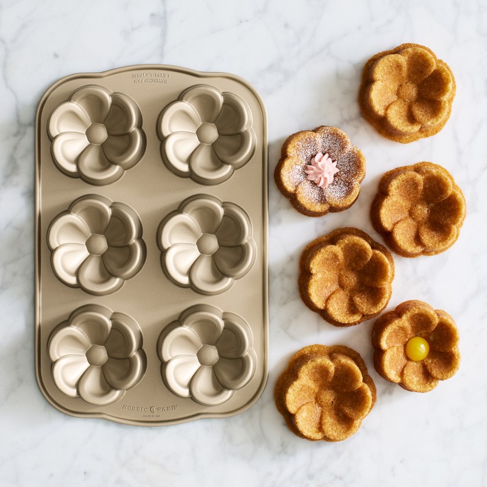 Nordic Ware Rose Cakelet Pan | Seasonal Cake Pan | Williams Sonoma