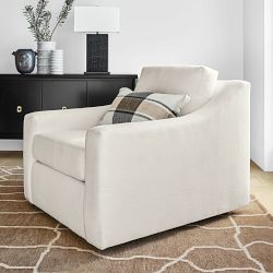 Ghent Slope Arm Swivel Armchair