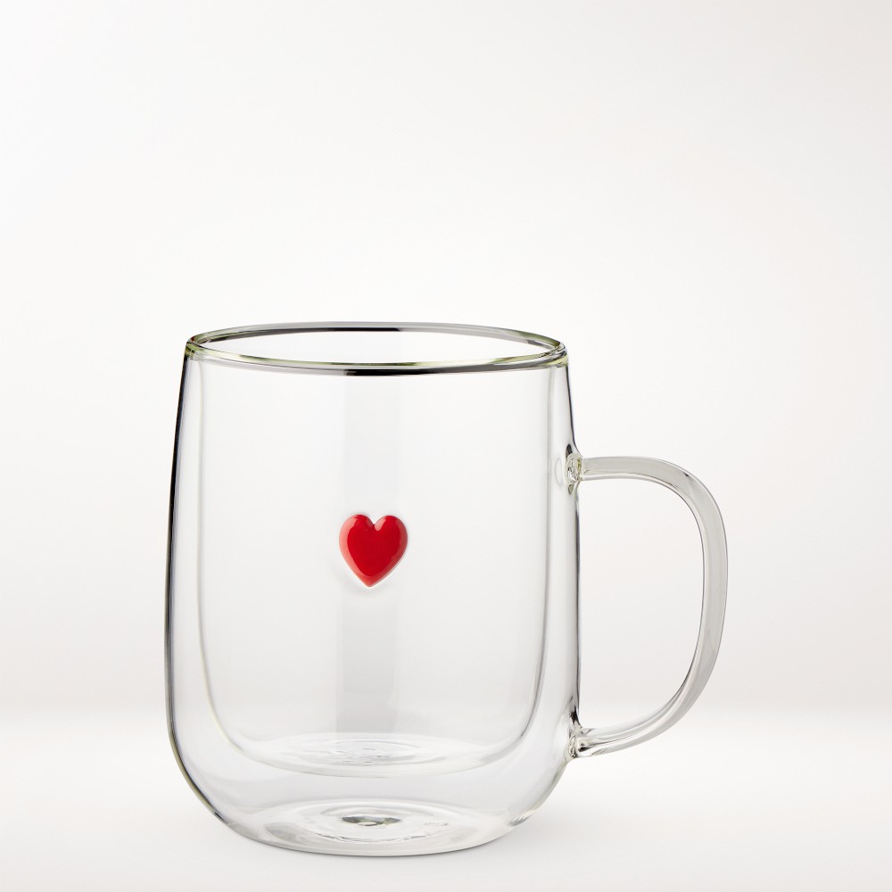 Heart Double-Wall Mugs