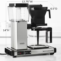Moccamaster by Technivorm KBGV Select Coffee Maker, 10-cup
