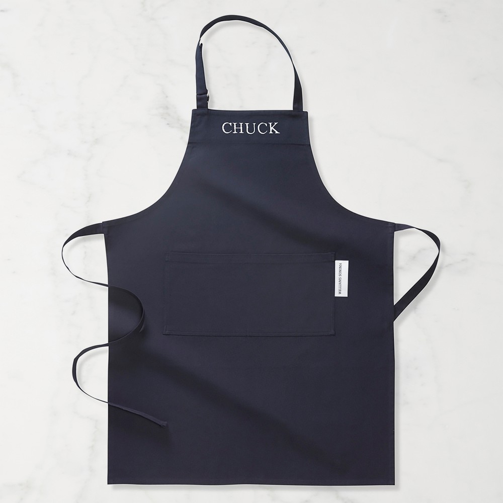 Williams Sonoma Classic Solid Apron - Navy Blue