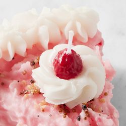 Celebration Pink Cake Slice Candle